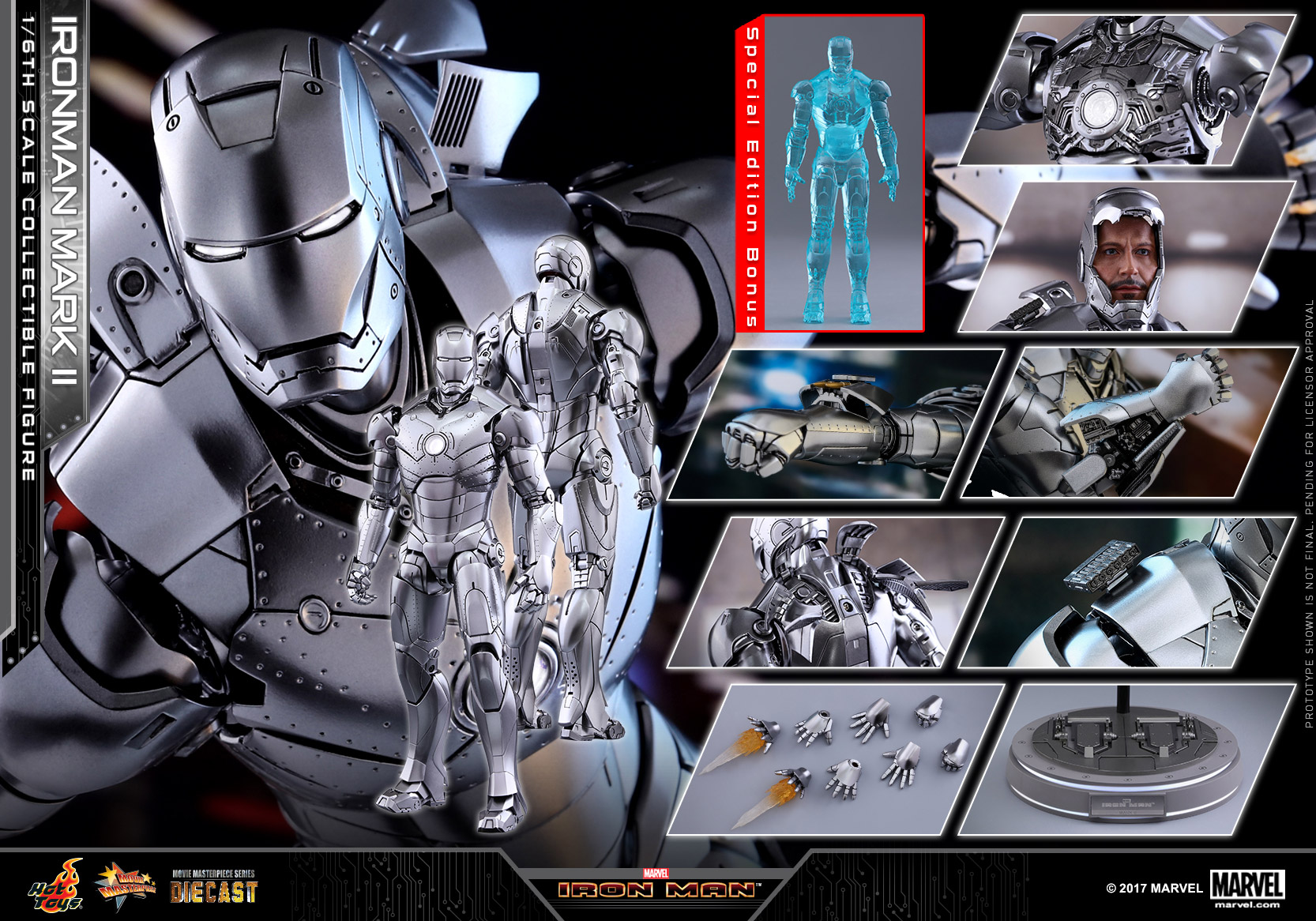 Hot Toys - Iron Man - Mark II Diecast Collectible Figure_PR19 (Special-Version)