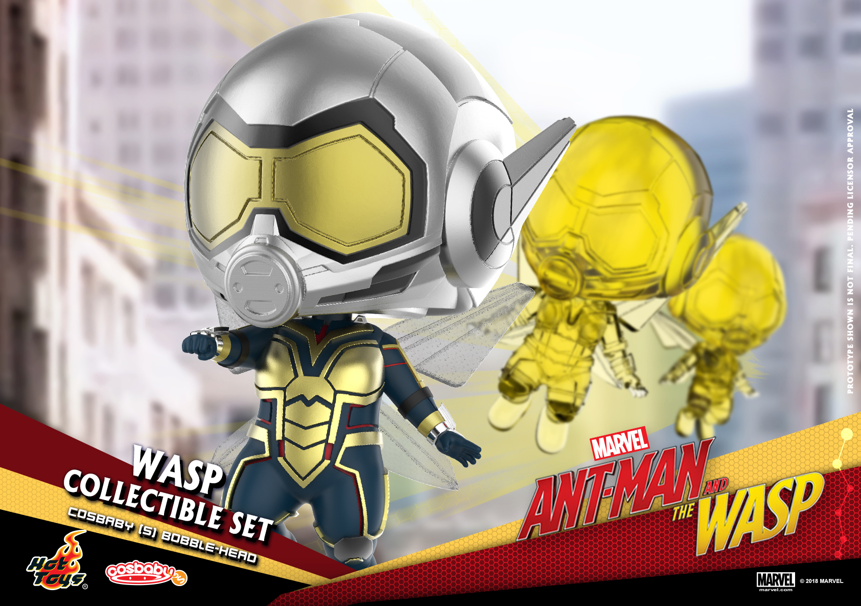Hot Toys - Ant-Man and the Wasp - Wasp Cosbaby (S) Bobble-Head Collectible Set_PR2