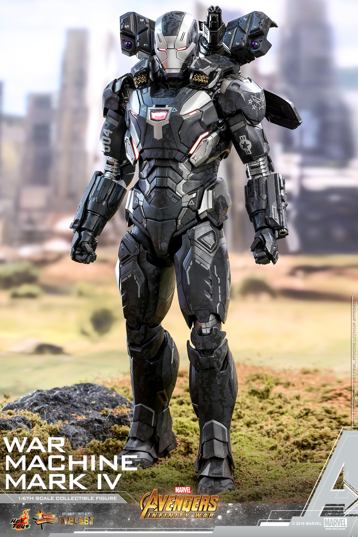Hot Toys - Avengers 3 - War Machine Mark IV (Diecast) collectible figure_PR1