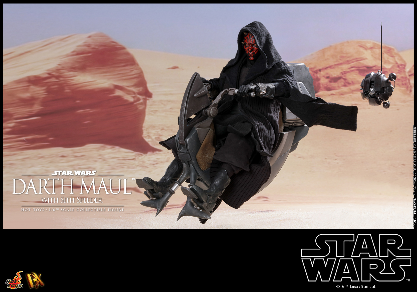 Hot Toys - Star Wars - Darth Maul with Sith Speeder collectible figure_PR1
