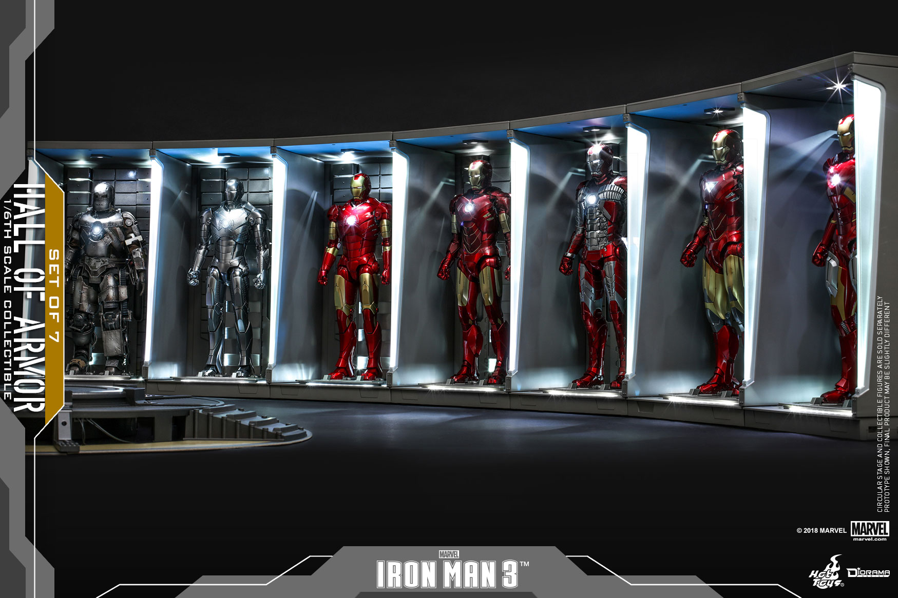 Hot-Toys---Iron-Man-3---Hall-of-Armor-(Set-of-7)_PR3