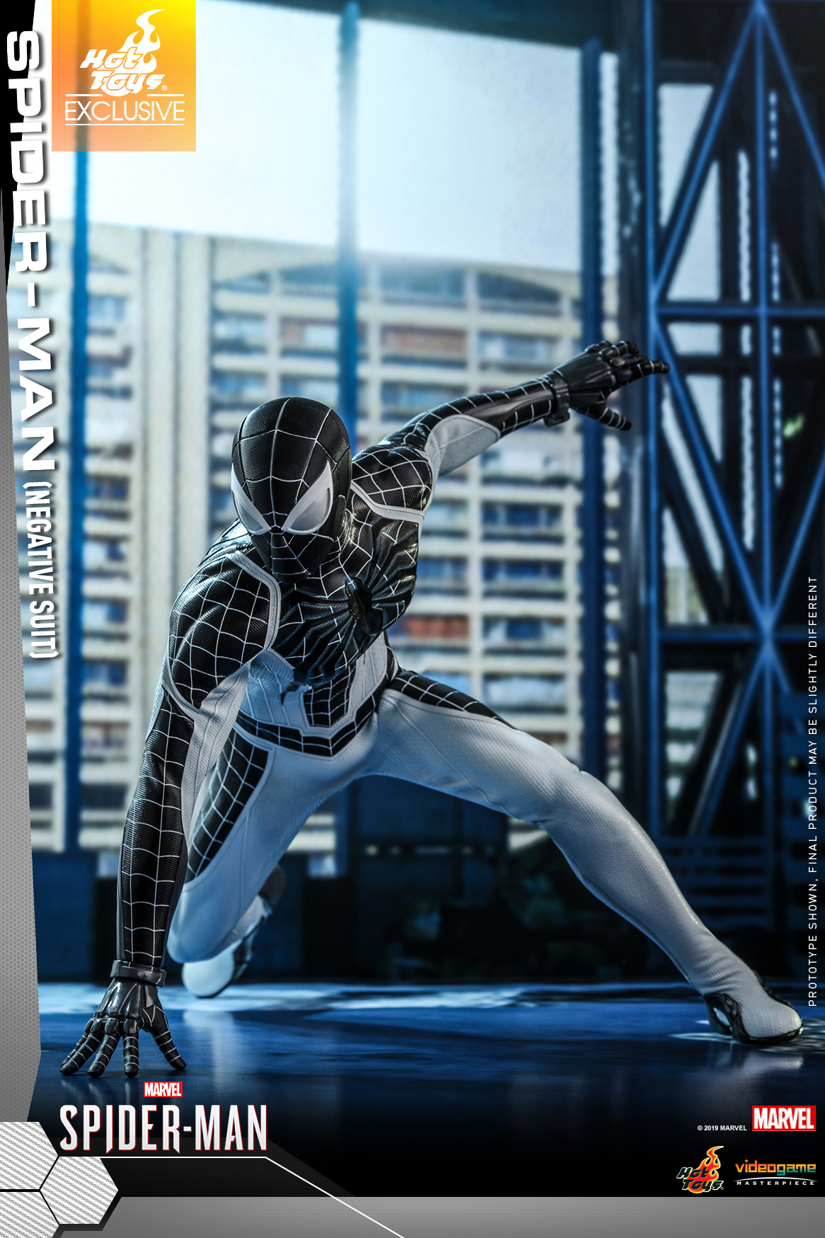Hot Toys - Marvel Spider-Man - Spider-Man (Negative Suit) collectible figure_PR2