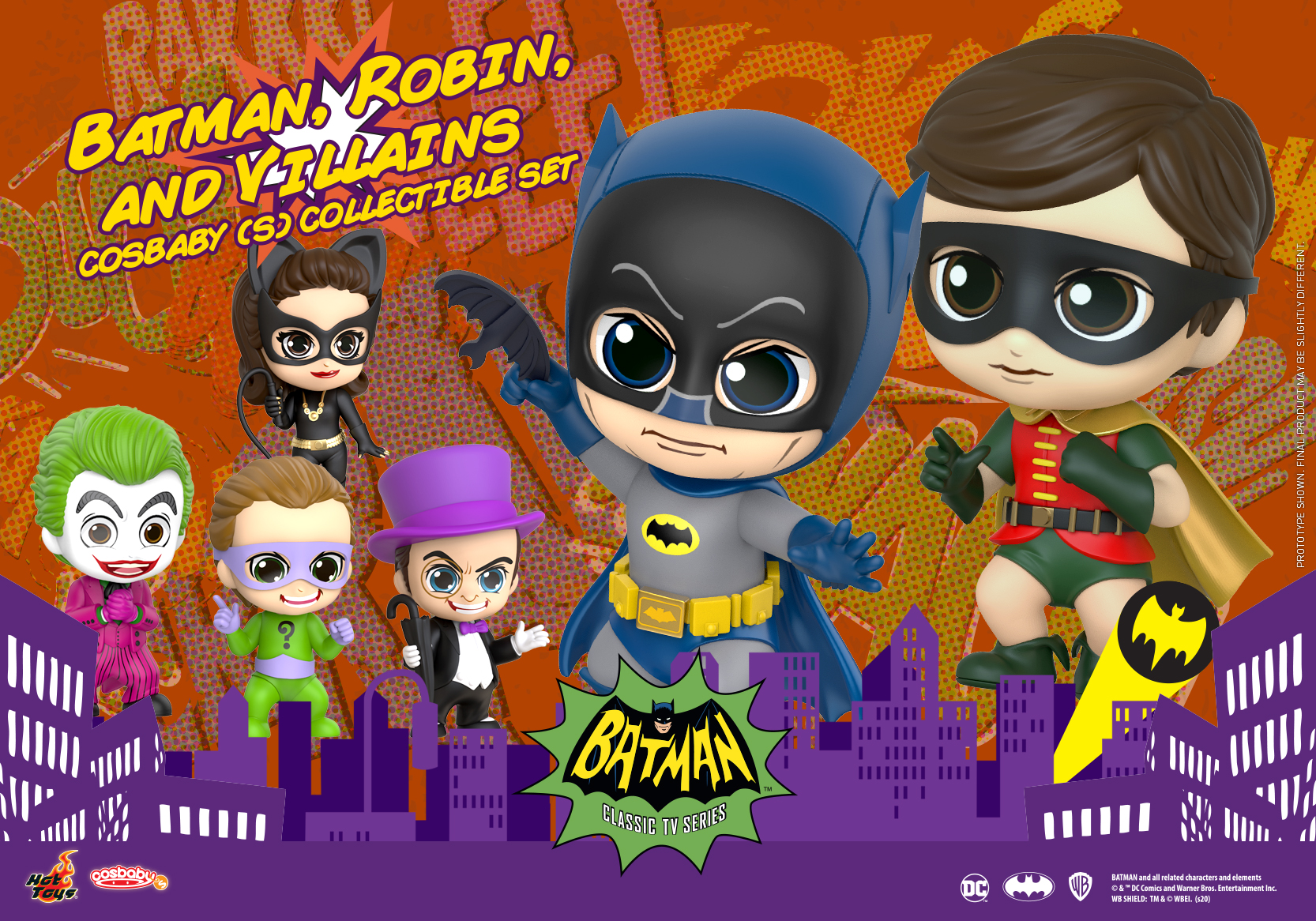 Hot Toys - Batman Classic TV - Batman. Robin and Villains Cosbaby_PR2
