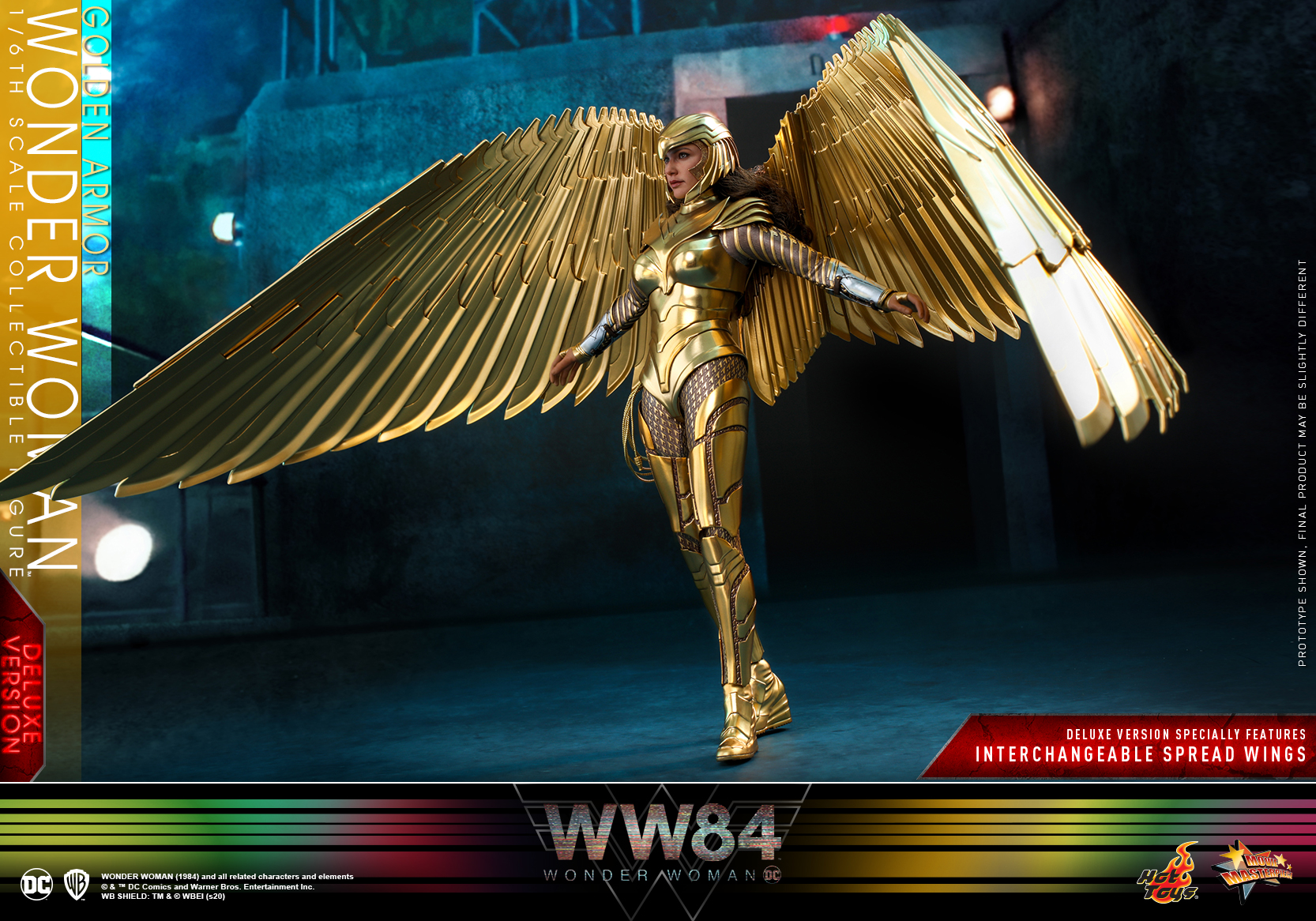 Hot Toys - WW84 - Golden Armor Wonder Woman collectible figure (Deluxe)_PR8