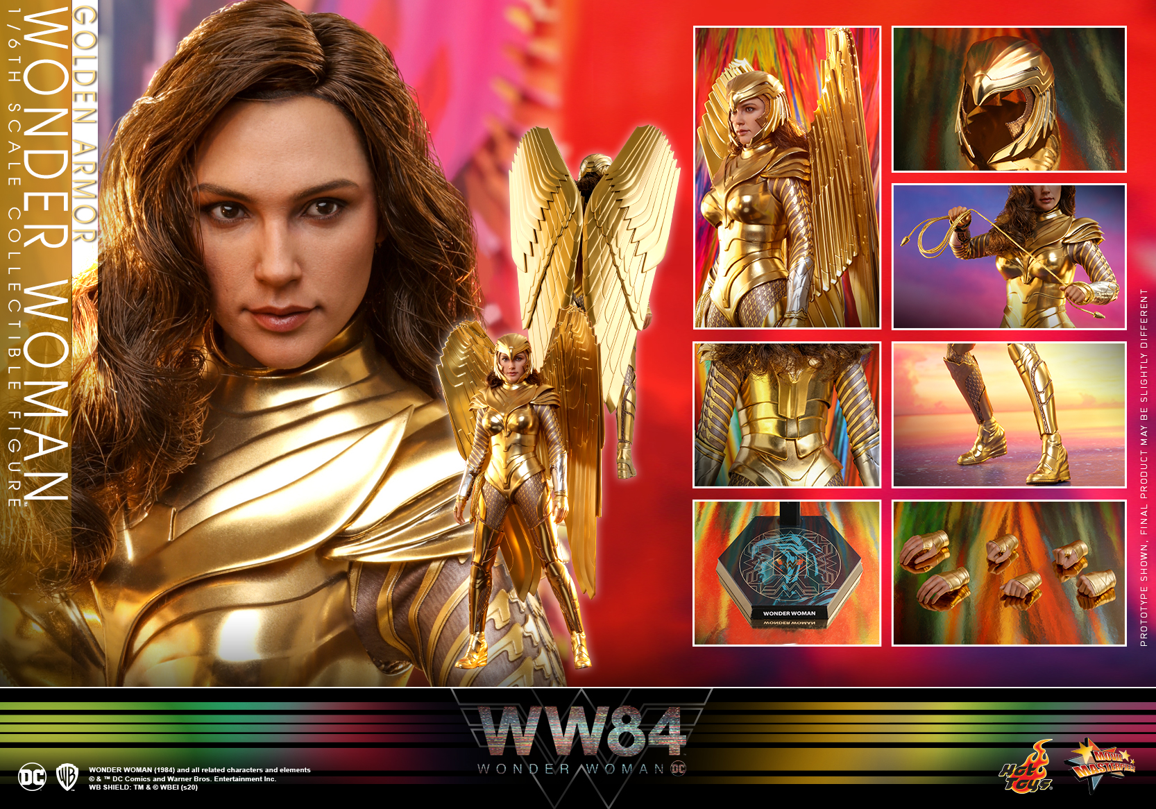 Hot Toys - WW84 - Golden Armor Wonder Woman collectible figure_PR13