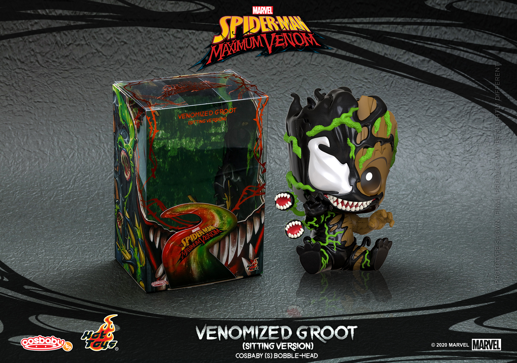 Hot Toys - SMMV - Venomized Groot (Sitting Version) Cosbaby_PR4