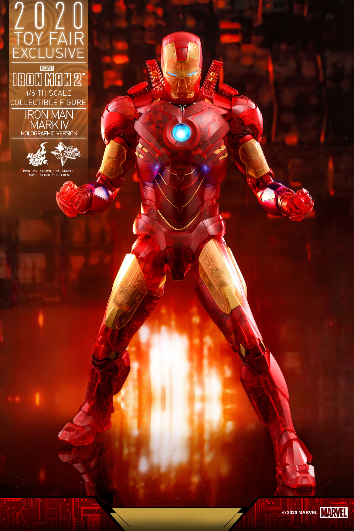 Hot Toys - IM2 - Iron Man Mark IV (Holographic Version) collectible figure_PR1