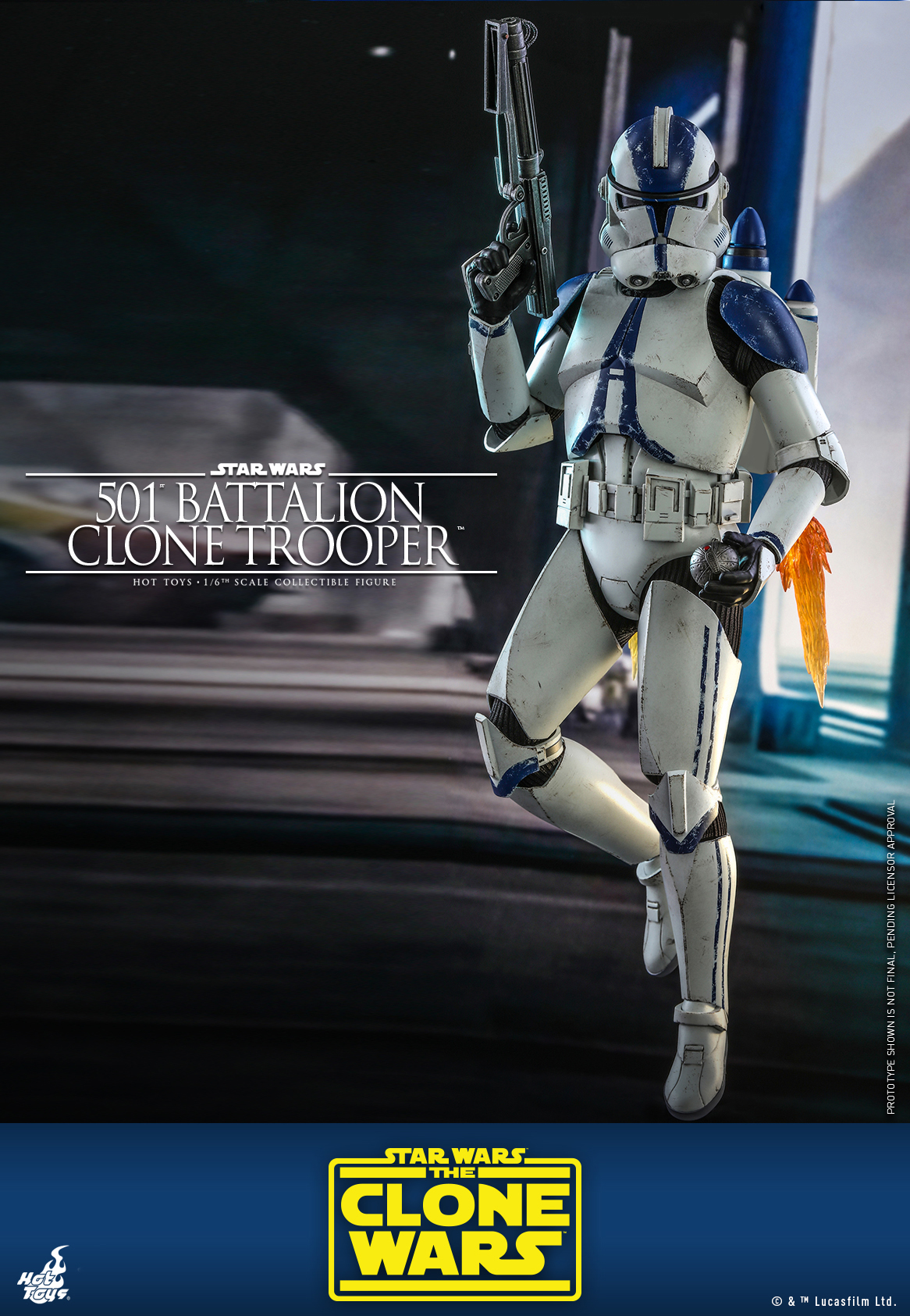 Hot Toys - SWCW - 501 Battalion Clone Trooper collectible figure_PR1