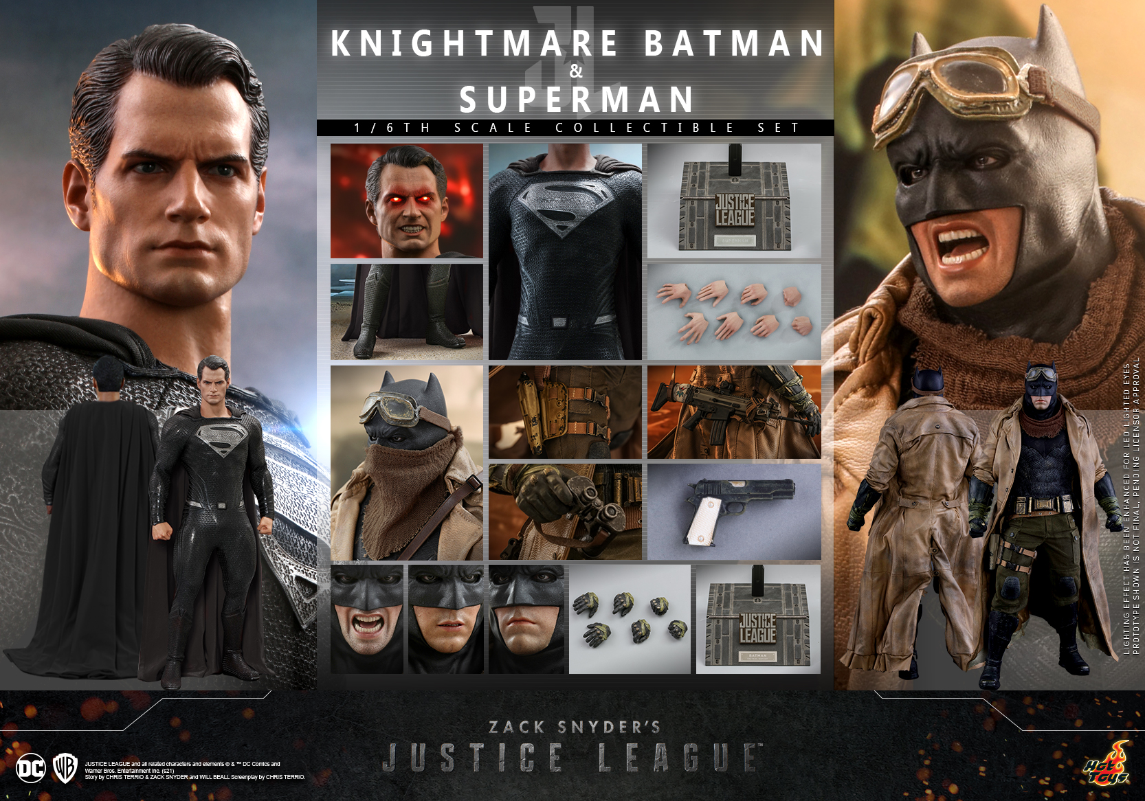 Hot Toys - Zack Snyder Justice League - Knightmare Batman and Superman Collectible Set_PR35