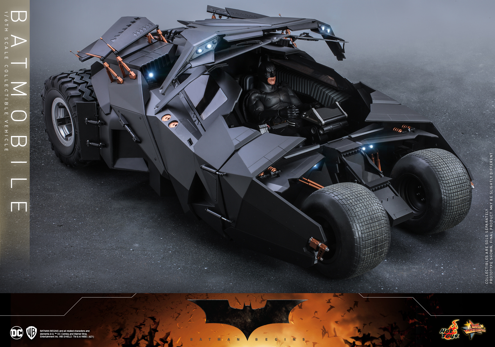 Hot Toys - Batman Begins - Batmobile collectible Vehicle_PR5