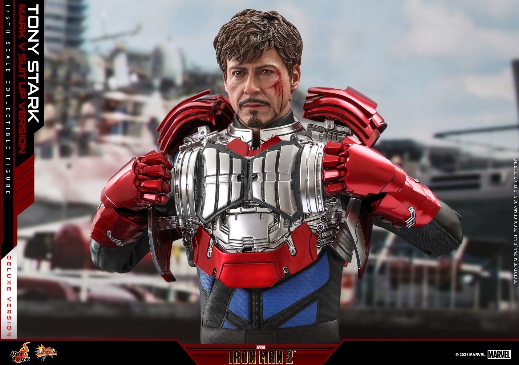 Hot Toys - IM2 - Tony Stark (Mark V Suit Up Version) collectible figure (Deluxe)_PR15