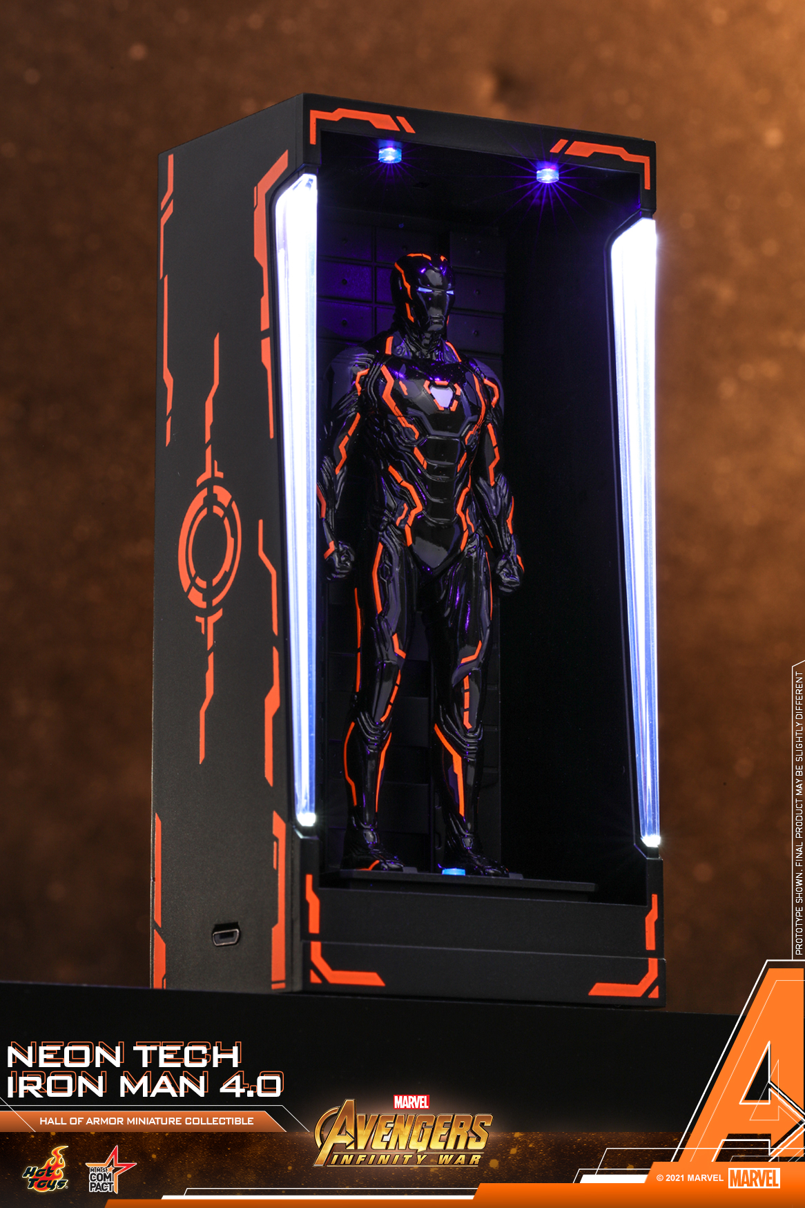 Hot Toys - A3 - Neon Tech Iron Man Mini Hall of Armor_PR2