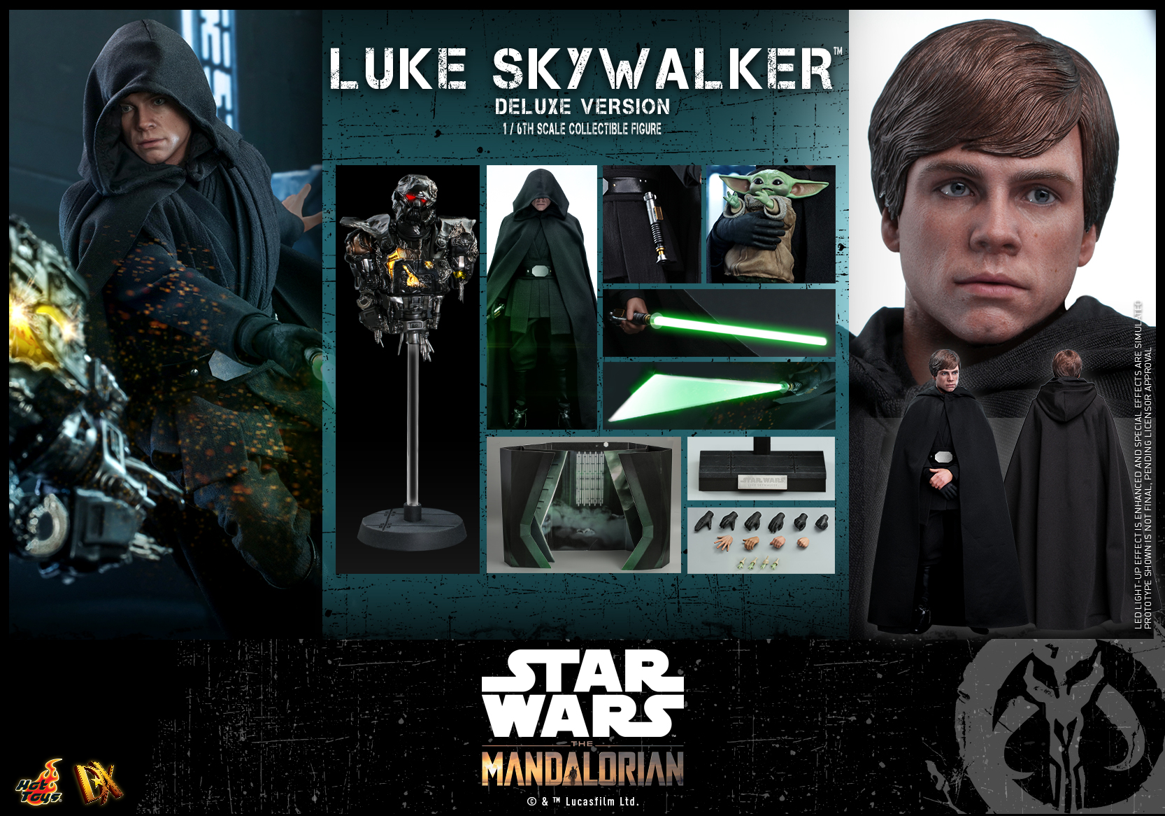 Hot Toys - Mando - Luke Skywalker collectible figure_Deluxe_PR18