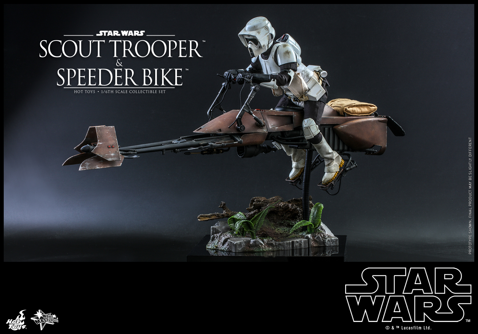 Hot Toys - SWVI - Scout Trooper and Speeder Bike Collectible Set_PR1