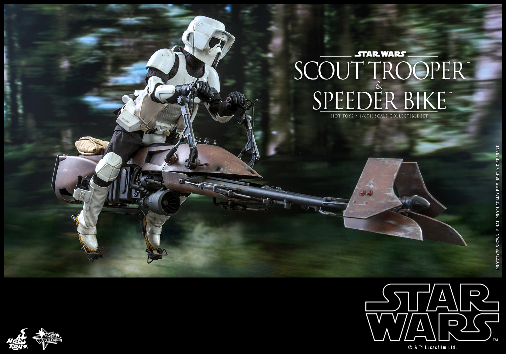 Hot Toys - SWVI - Scout Trooper and Speeder Bike Collectible Set_PR3