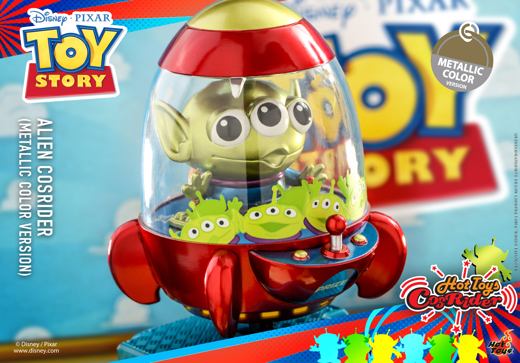 Hot Toys - Toy Story - Alien CosRider_PR3