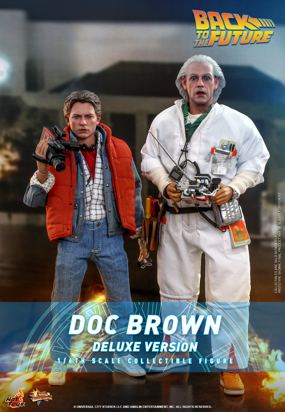 Hot Toys - BTTFI - Doc Brown collectible figure (Deluxe)_Poster_1