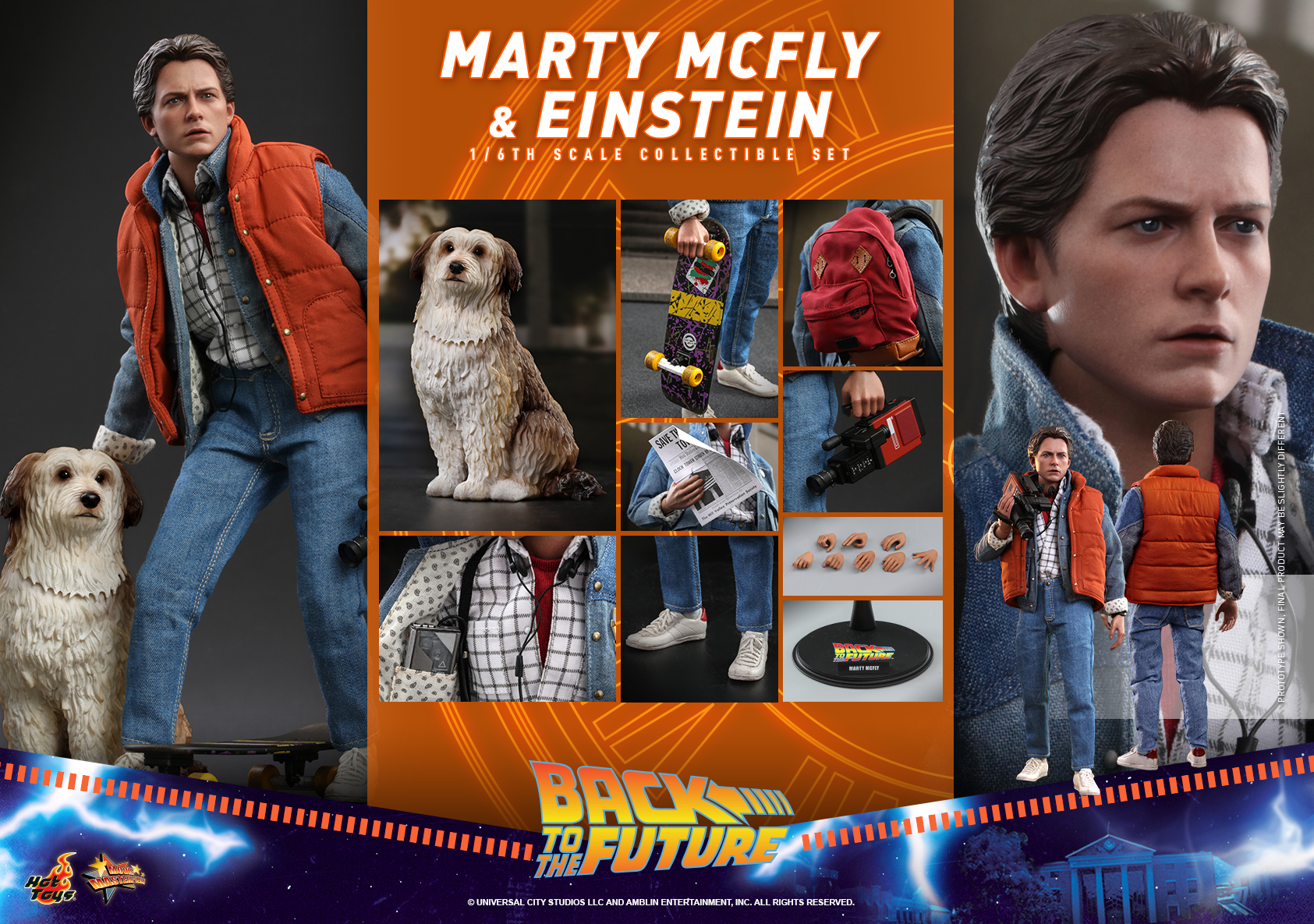 Hot Toys - BTTFI - Marty McFly and Einstein collectible set_PR17