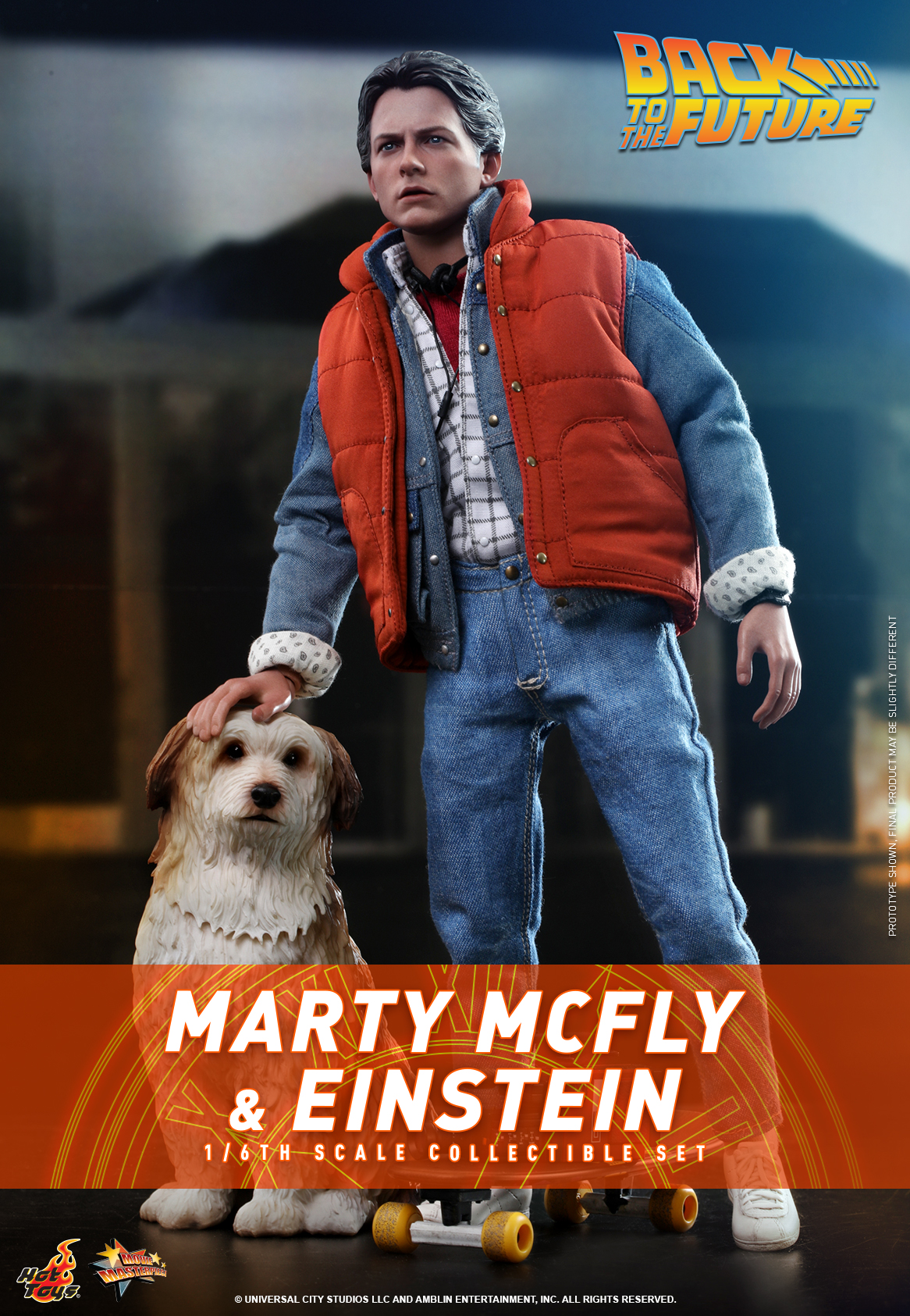 Hot Toys - BTTFI - Marty McFly and Einstein collectible set_Poster