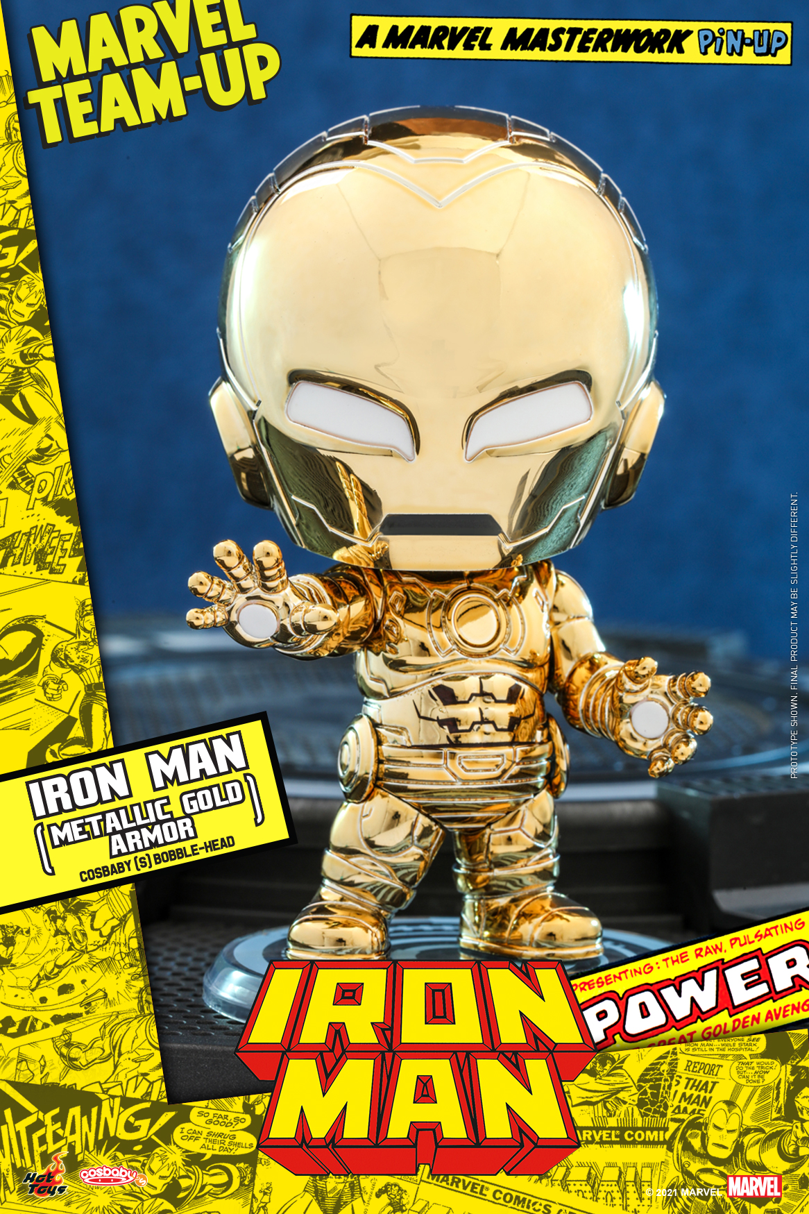 Hot Toys - Marvel Comics - Iron Man (Metallic Gold Armor) Cosbaby_PR1