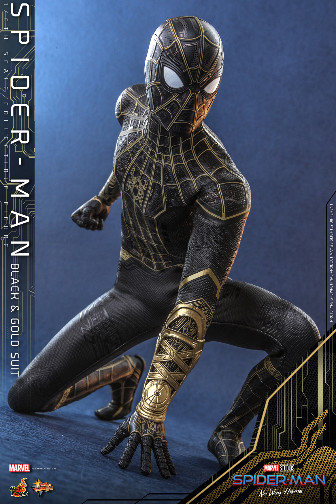 Hot Toys - SMNWH - Spider-Man (Black and Gold Suit) collectible figure_Update_PR7