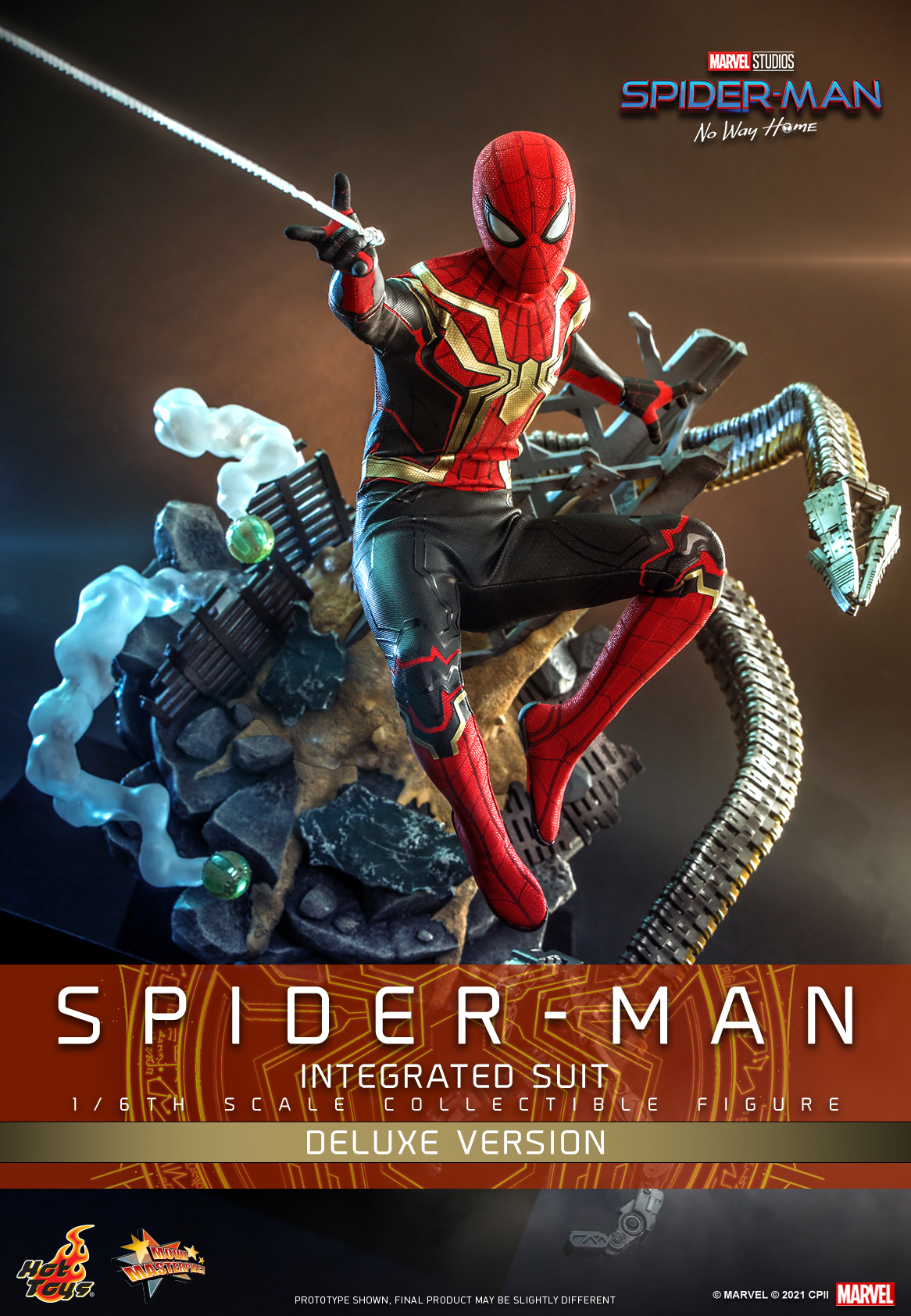 Hot Toys – SMNWH – Spider-Man (Integrated Suit) collectible figure (Deluxe)_Cover