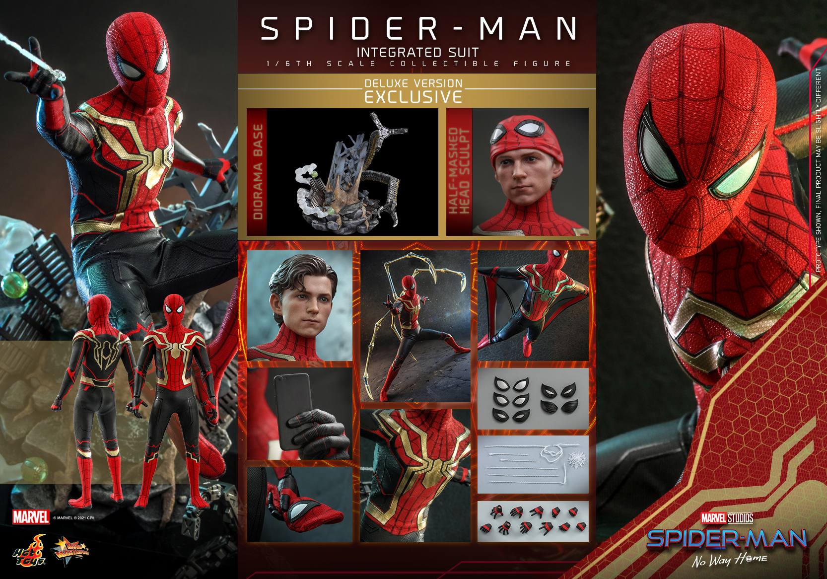 Hot Toys – SMNWH – Spider-Man (Integrated Suit) collectible figure (Deluxe)_PR18