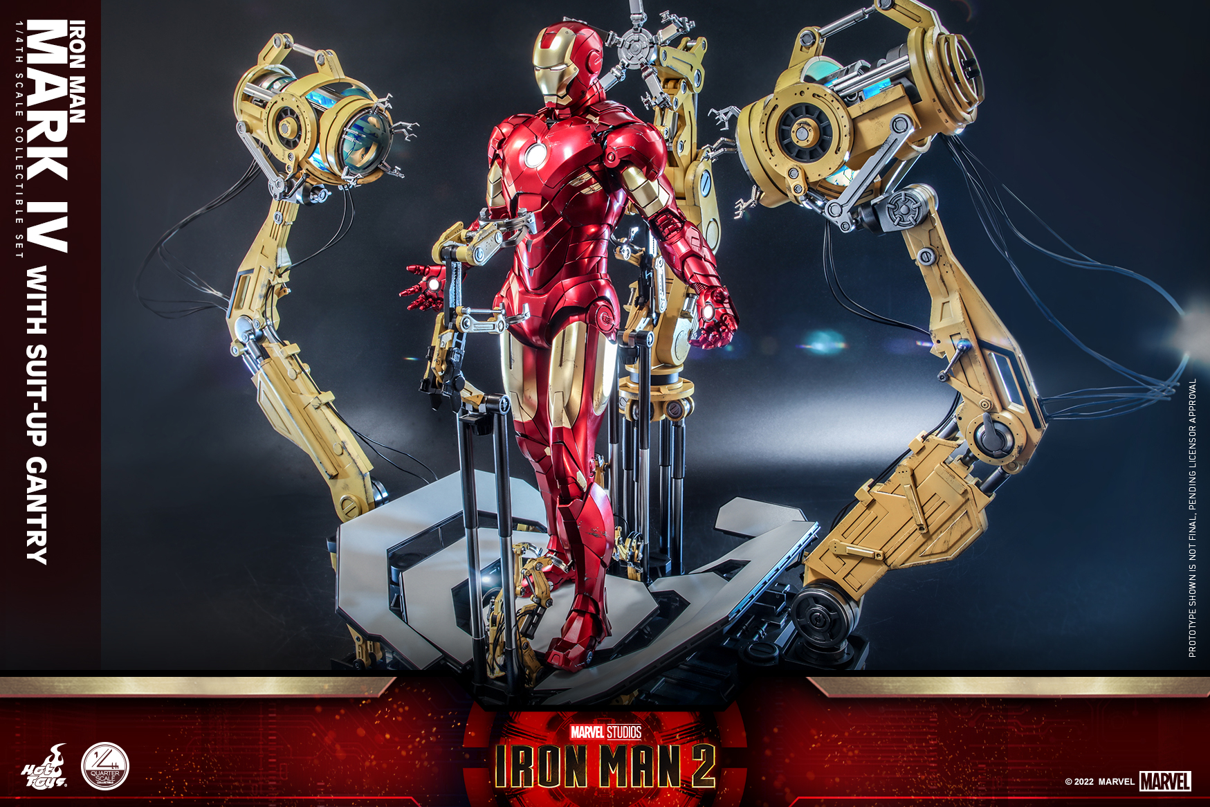 Hot Toys - IM2 - Iron Man Mark IV with Suit-Up Gantry collectible set_PR1