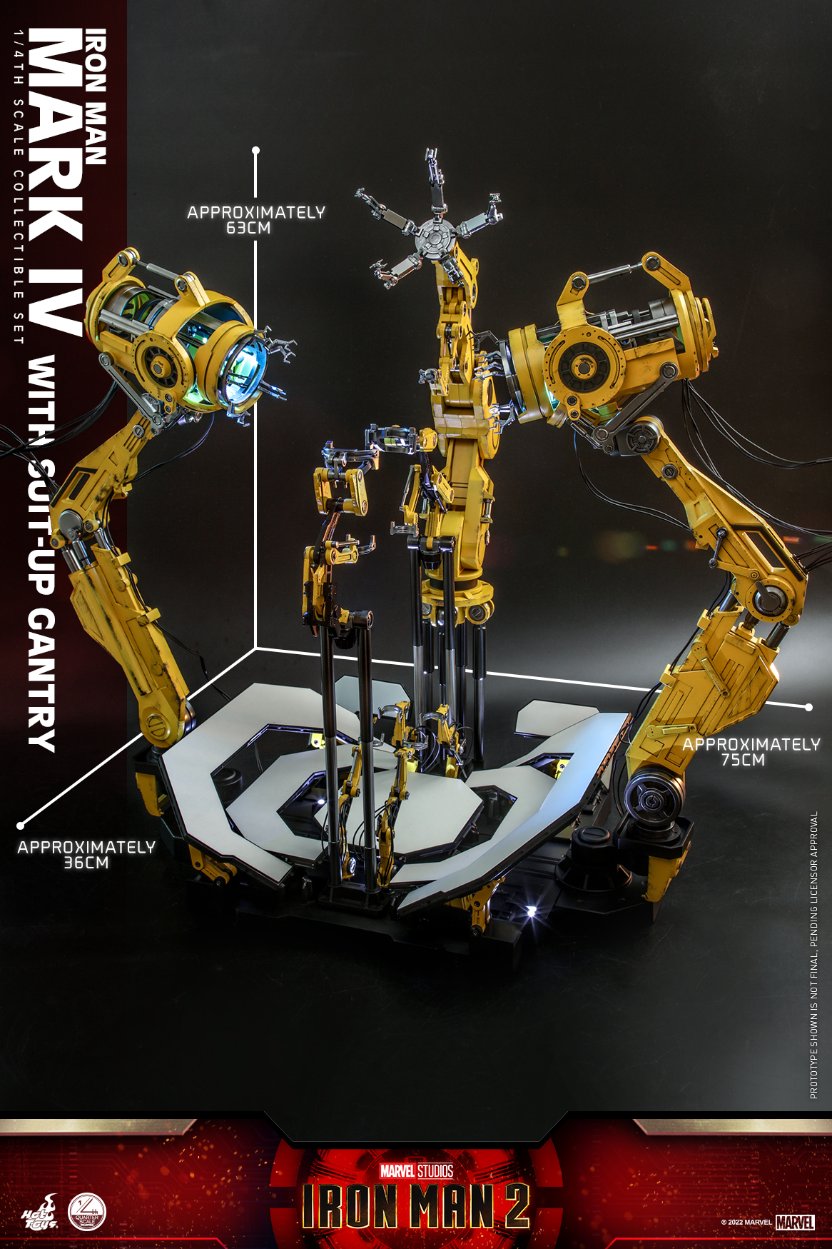 Hot Toys - IM2 - Iron Man Mark IV with Suit-Up Gantry collectible set_PR13