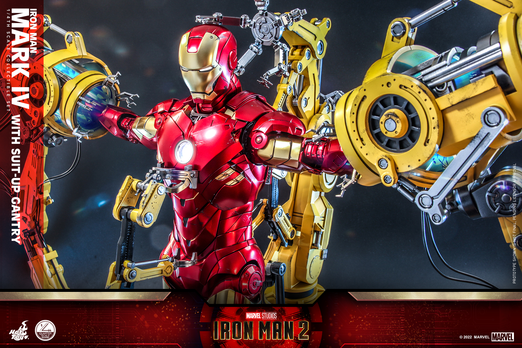 Hot Toys - IM2 - Iron Man Mark IV with Suit-Up Gantry collectible set_PR7