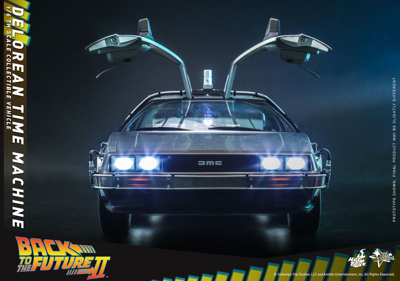 Hot Toys - BTTFII - DeLorean Time Machine collectible vehicle_PR1