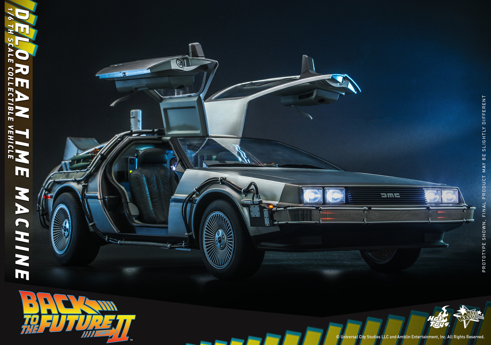 Hot Toys - BTTFII - DeLorean Time Machine collectible vehicle_PR10