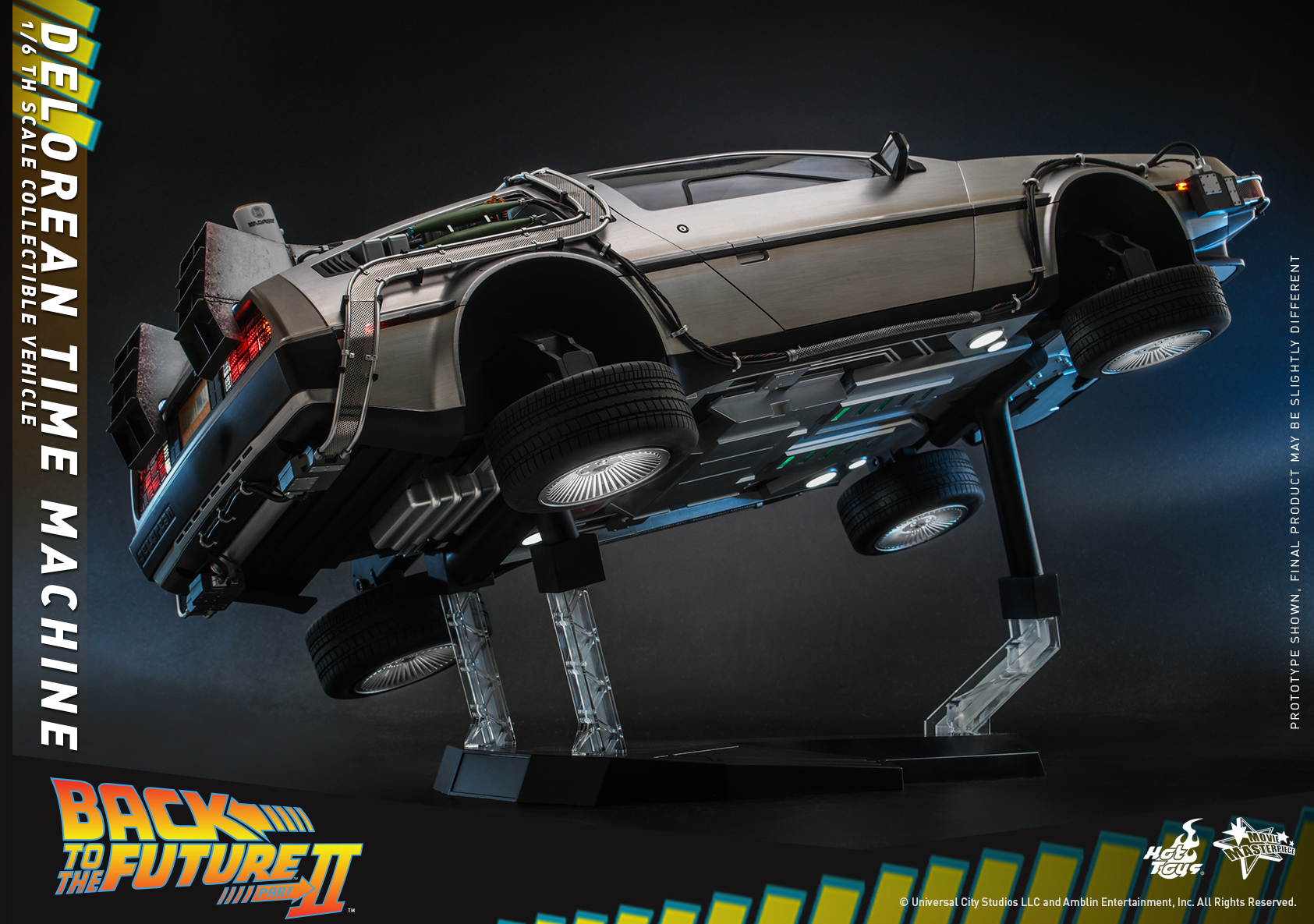 Hot Toys - BTTFII - DeLorean Time Machine collectible vehicle_PR16