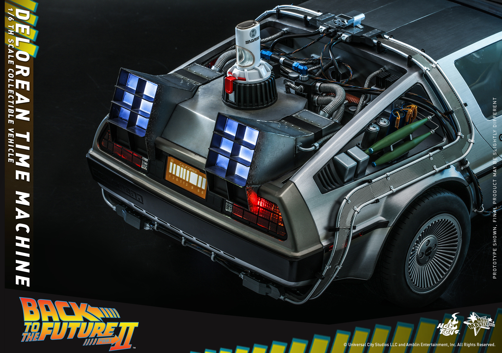 Hot Toys - BTTFII - DeLorean Time Machine collectible vehicle_PR18