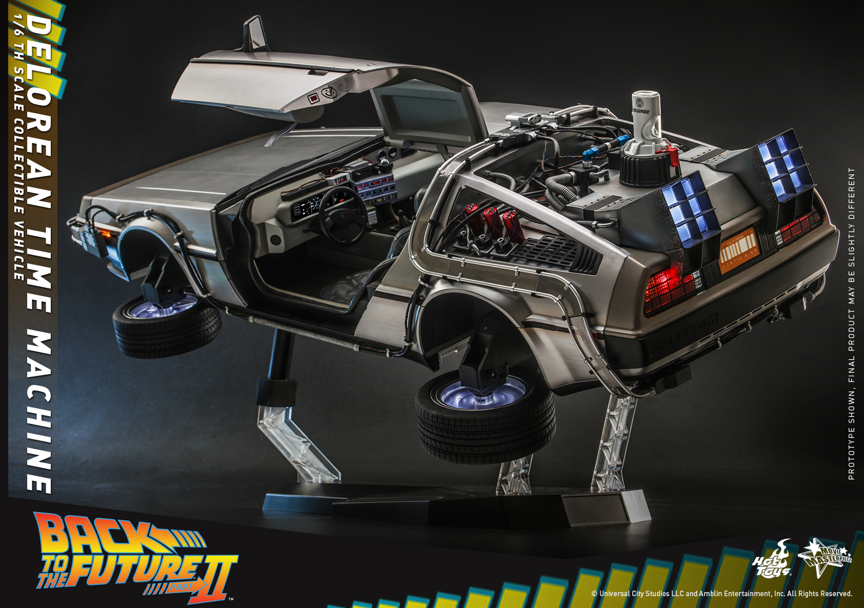 Hot Toys - BTTFII - DeLorean Time Machine collectible vehicle_PR6