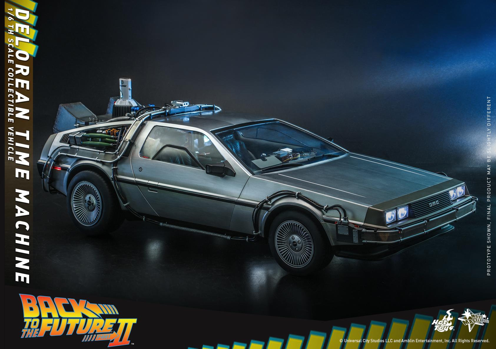 Hot Toys - BTTFII - DeLorean Time Machine collectible vehicle_PR8
