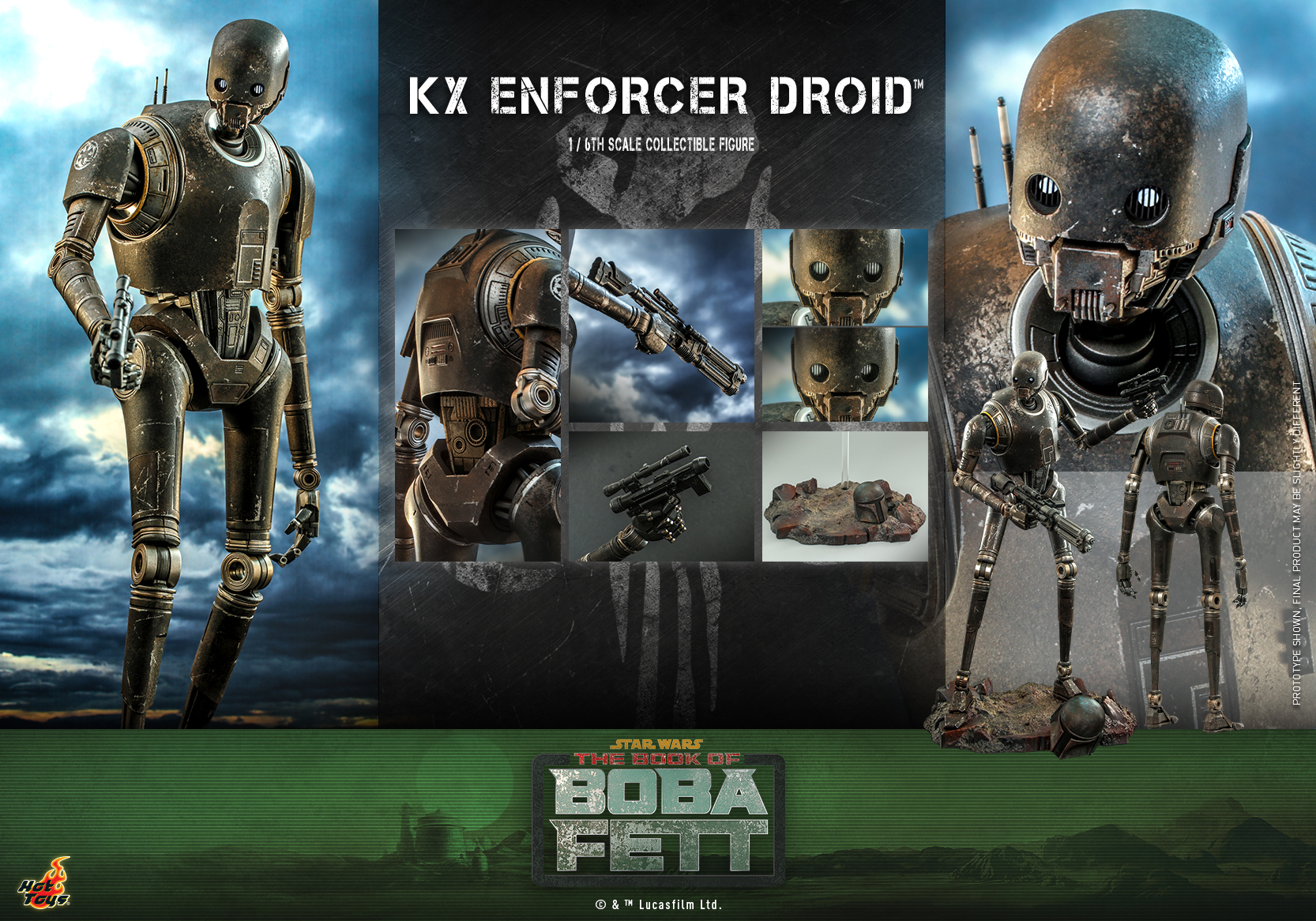 Hot Toys - SWBOBF - KX Enforcer Droid collectible figure_PR18