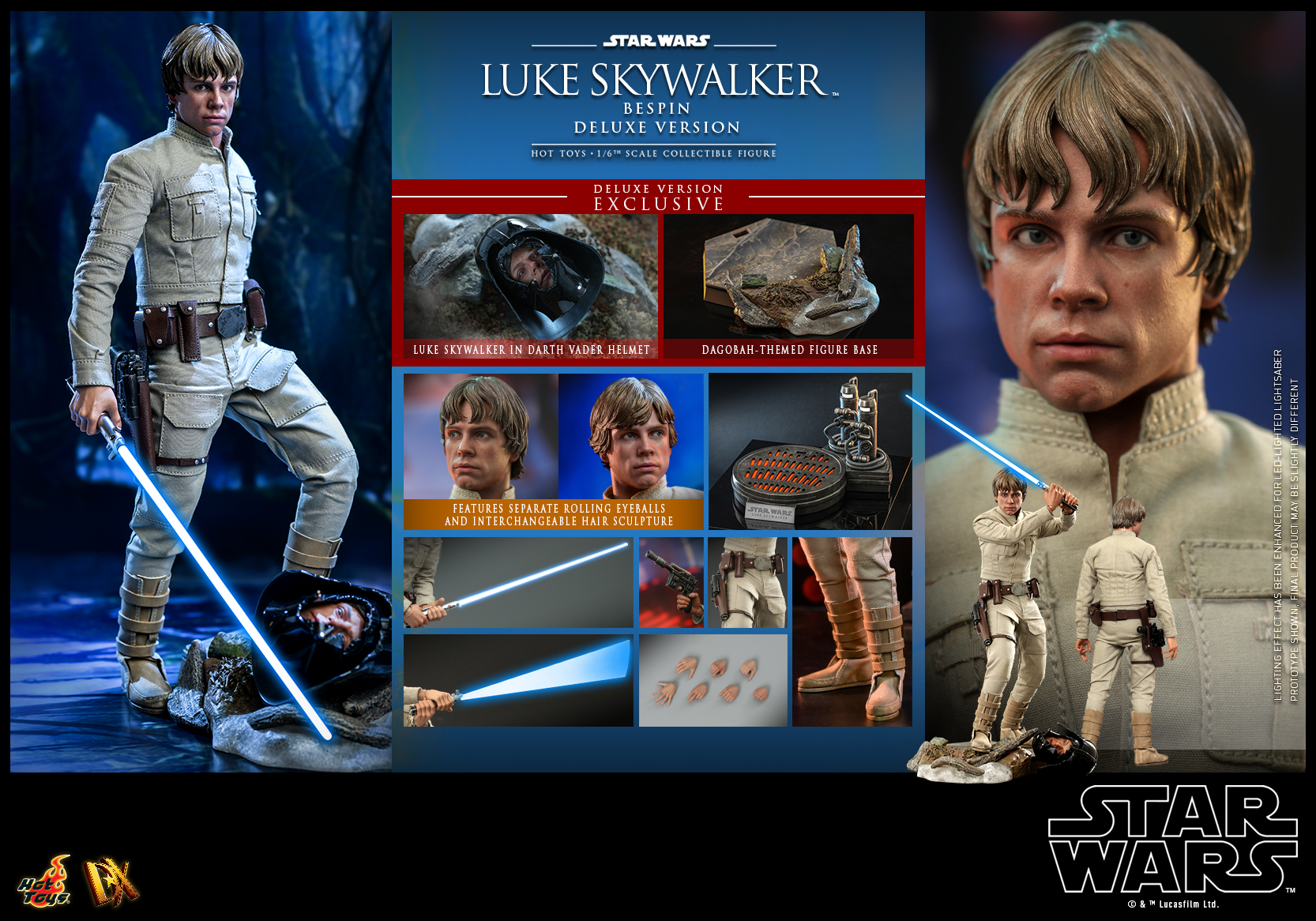 Hot Toys - Star Wars - Luke Skywalker (Bespin) (Deluxe) collectible figure_PR17