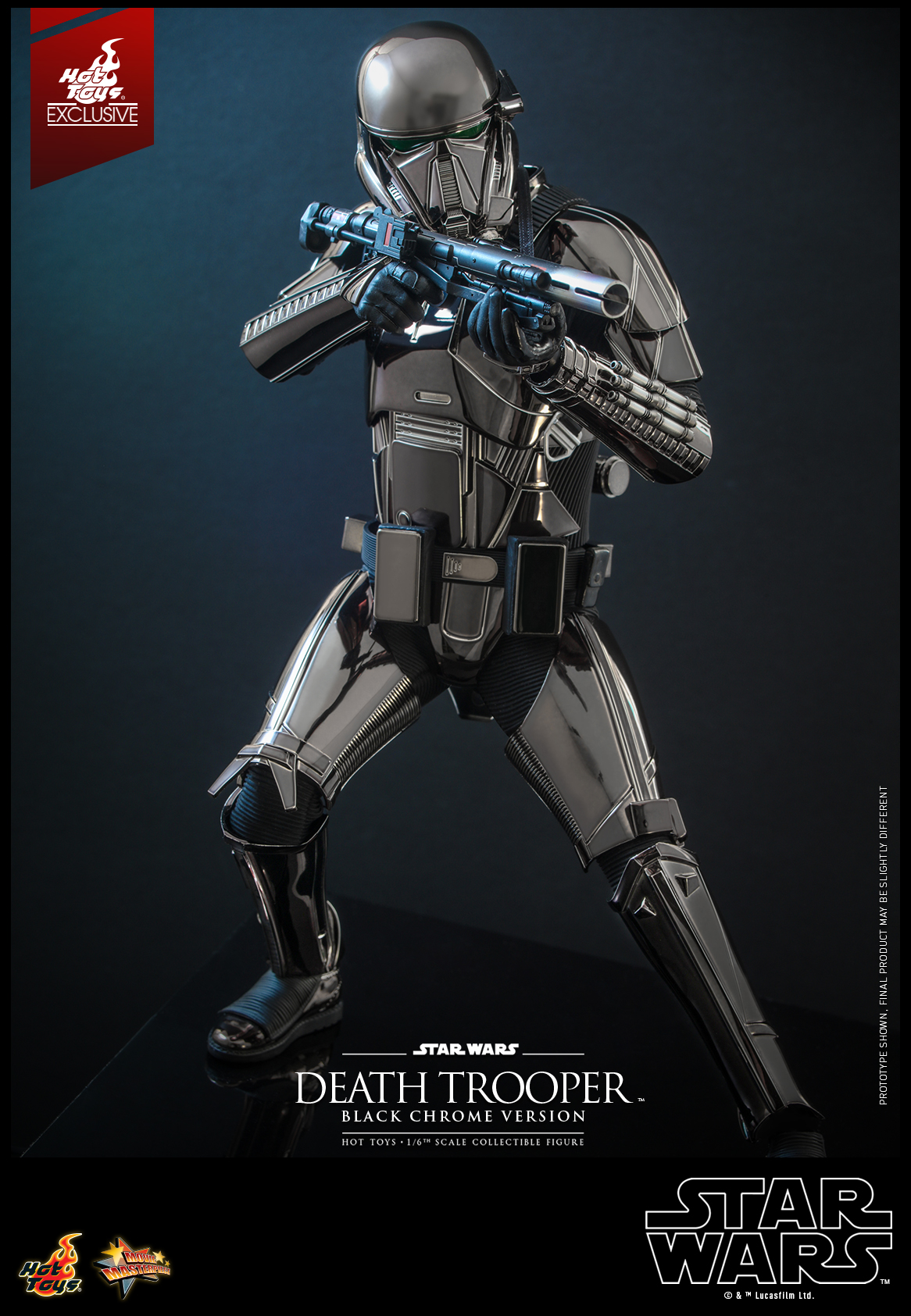 Hot Toys - SW - Death Trooper (Black Chrome Version) collectible figure_PR2