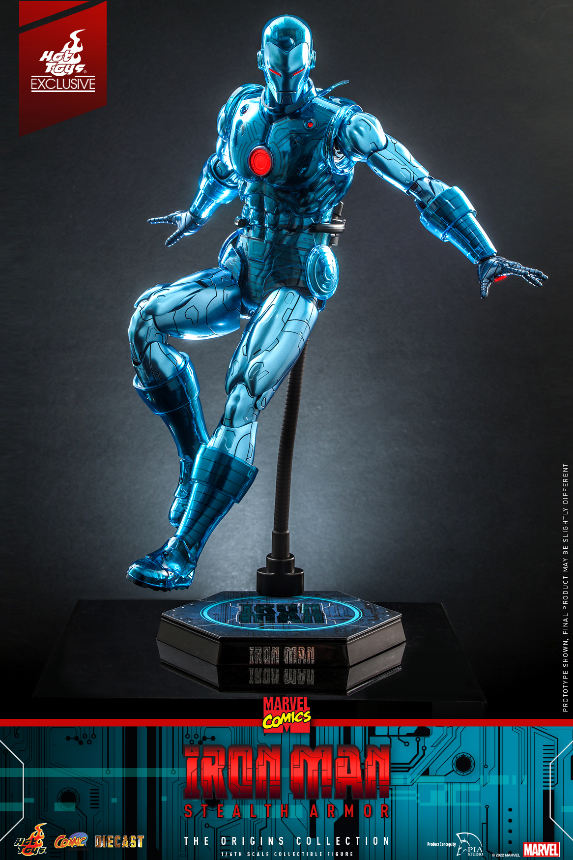 Hot Toys - MC - Iron Man (Stealth Armor) collectible figure_PR1
