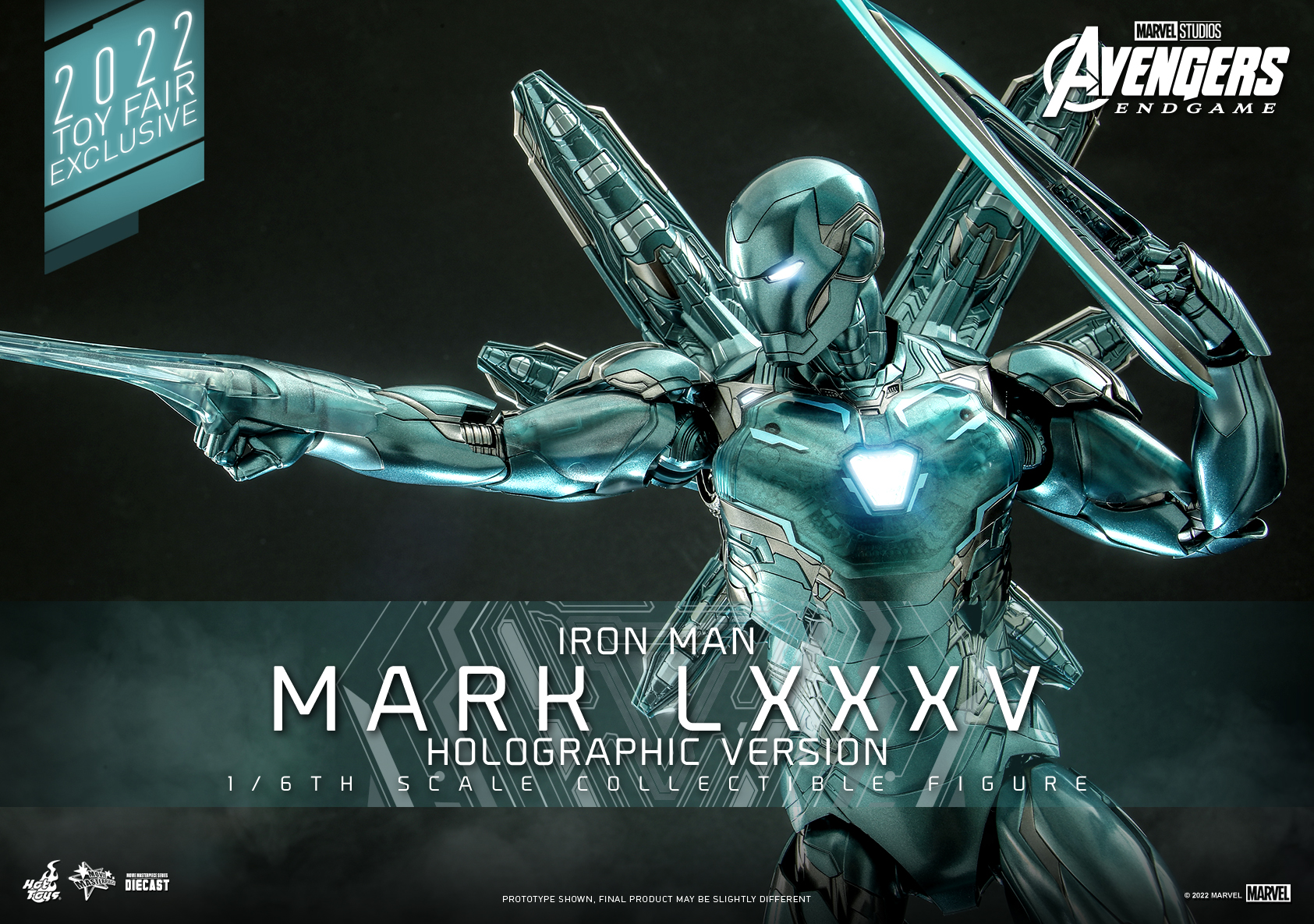 Hot Toys - A4 - Iron Man Mark LXXXV (Holographic Version) collectible figure_Poster