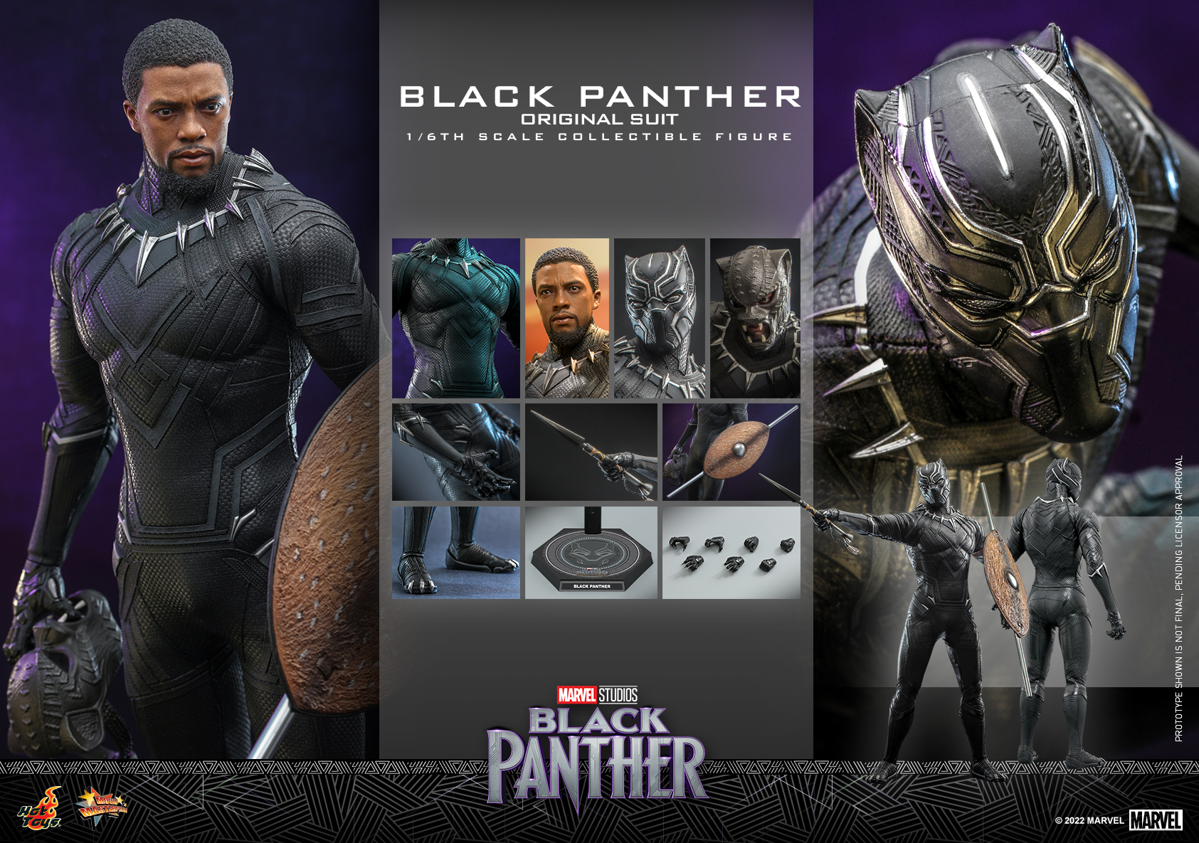 Hot Toys - BP - Black Panther (Original Suit) collectible figure_PR19