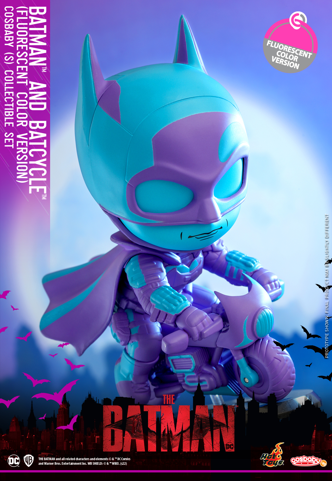 Hot Toys - Batman - Batman and Batcycle (Fluorescent color Version) Cosbaby_PR1