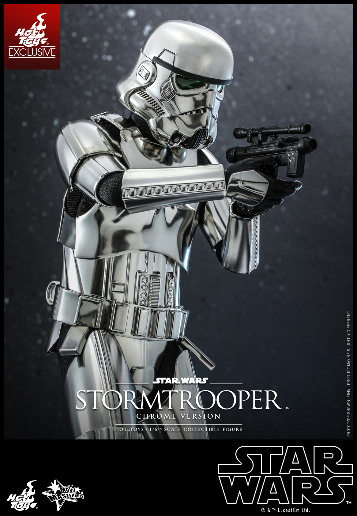 Hot Toys - SW - Stormtrooper (Chrome) collectible figure_PR12