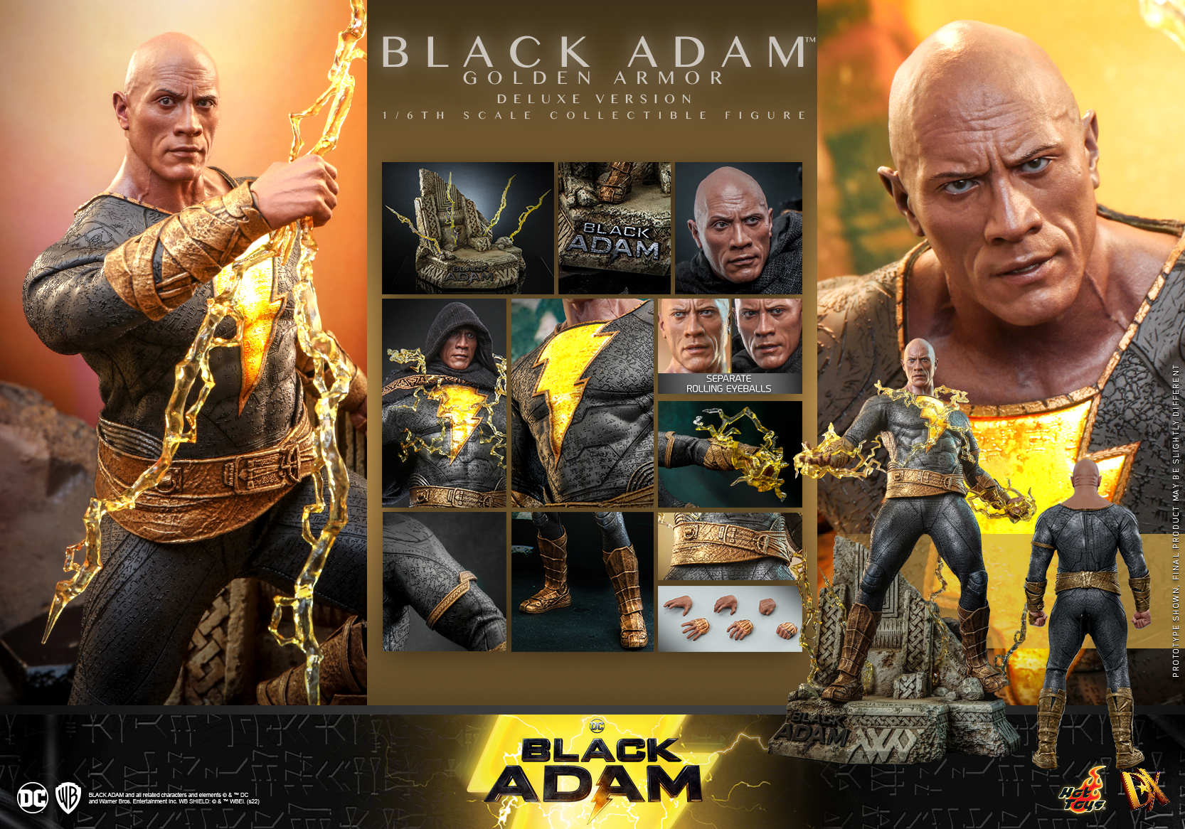 Hot Toys Black Adam_Black Adam (Golden Armor)_PR17_Detail