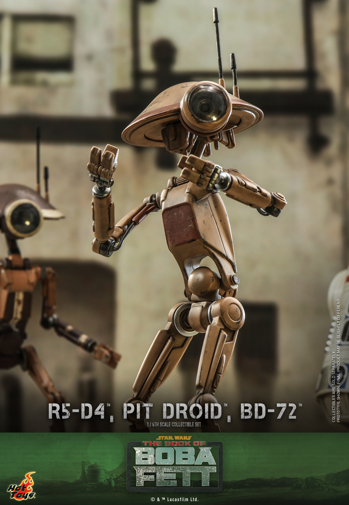 Hot Toys - SW - R5-D4, Pit Droid, BD-72 collectible set_PR11