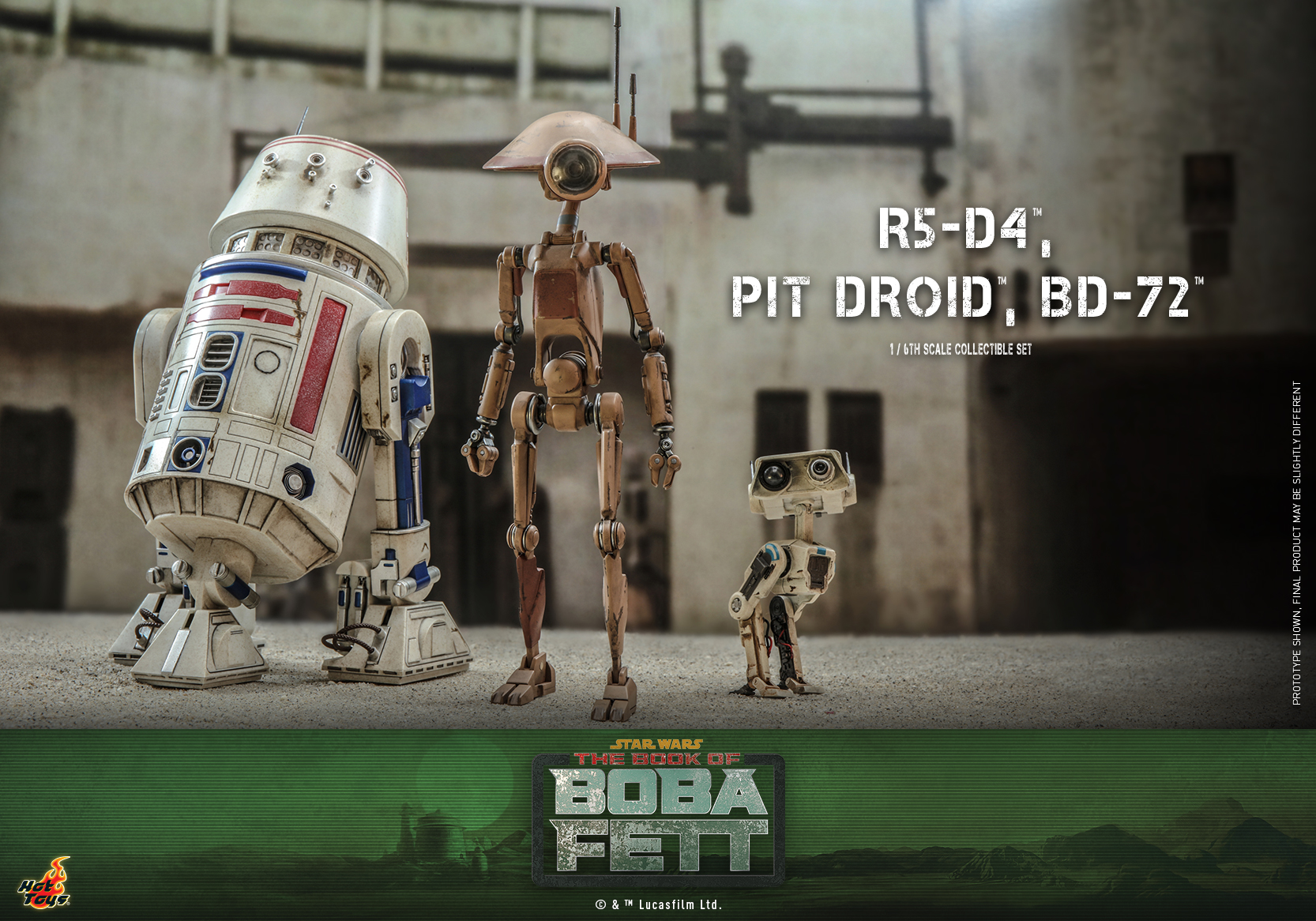 Hot Toys - SW - R5-D4, Pit Droid, BD-72 collectible set_PR13
