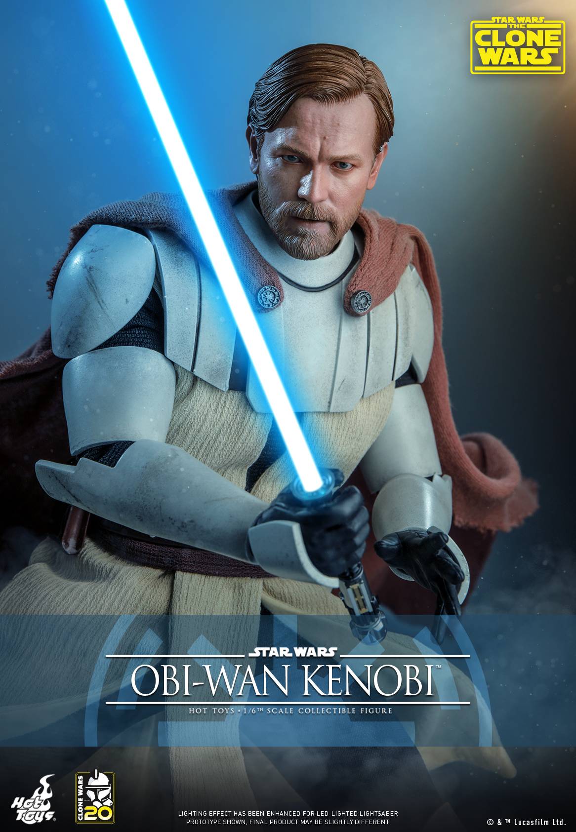 HotToys 1/6 Figure TMS095 General Obi-Wan(Ben) Kenobi(Star Wars : The Clone Wars)
