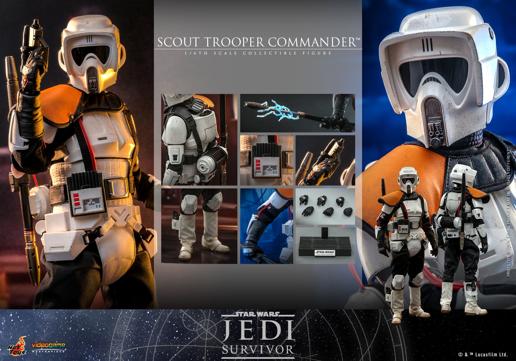 Hot Toys - SWJS - Scout Trooper Commander collectible figure_PR15