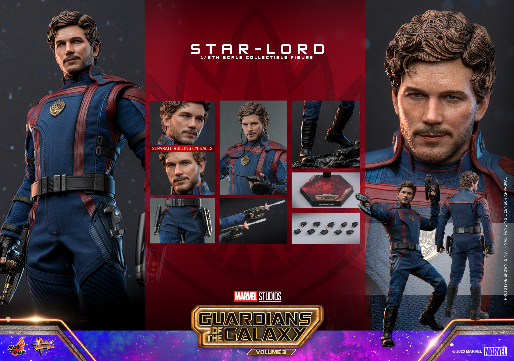 Hot Toys - GOTG3 - Star-lord collectible figure_PR15